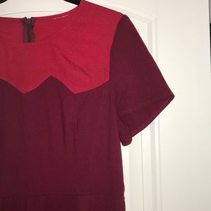Vintage Maroon Cocktail Dress